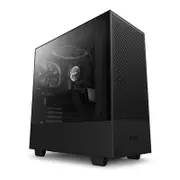 NZXT H5 Flow 2024 ATX Mid Tower Computer Case - Black [CC-H52FB-01]