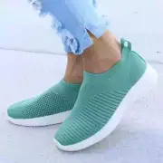 Women Shoes Knitted Sock Sneakers Women Spring Summer Slip On Flat Shoes