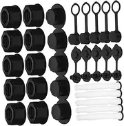 iplusmile 5 Sets Tank Spout Replacement Kit with Filter Screen Long Nozzles for Gas Cans Angle Prevent Leakage Durable and Practical Spout for Injection