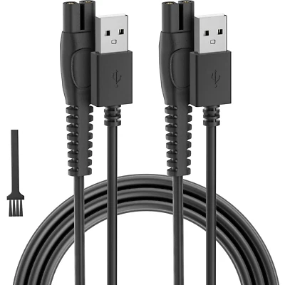 One Blade Charger Cord for Philips Norelco Oneblade QP2724 QP2834 2 Pack