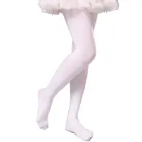 在飛比找momo購物網優惠-【Baby 童衣】任選 舞蹈襪 白色絲襪 女童褲襪 8898