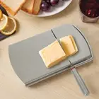 Cheese Slicer Stainless Steel Cheese Cutter Board with Pointed Blade⊂