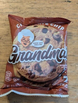 Grandma's Cookie Chocolate Chip Cookies - 2 Per Pack 36 Total Packs 72 Cookies