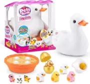 Pets Alive Mama Duck Surprise by ZURU, 4 Surprise Eggs, Baby Ducklings, 10+ Soun