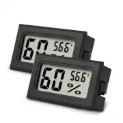 Mini Hygrometer Thermometer Mini Digital Humidity Temperature Gauge 2 Pack