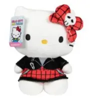 Black Hello Kitty Punks 8-inch Plush (Jazwares, Sanrio Hello Kitty)