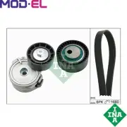 VRIBBED BELT SET 529 0166 10 FOR PEUGEOT PARTNER/Platform/Chassis/MPV/Box 1.9L