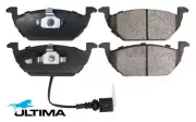 ULTIMA FRONT CERAMIC BRAKE PAD SET FOR SKODA CBZB CYVB ALH BXE BSW 1.2L 1.9L I4