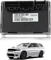 68423302AA Transfer Case Control Module Compatible With 2019-2020 Dodge Durango Jeep Grand Cherokee with 8 Speed Automatic Transmission Transfer Control Module Replaces 68423302 AA Black