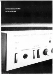 Harman Kardon HK-750 Receiver Owners Manual