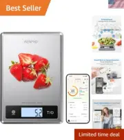Versatile Food Weight Scale with LCD Display and Nutritional Database Access
