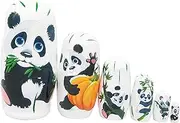 Russian Matryoshka Dolls Nesting Dolls Artwork Easy to Open Birthday Present Ornament Wooden Stacking Toys for Shelf Bedroom