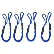 Bungee Dock Line Shock Absorb Dock Tie Mooring Ropes 4Pcs of 3.5-5.5 ft for B...