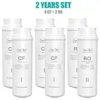 2 Year Set CF RO Water Filter Cartridge Replacement For SimPure Q3-600 RO System