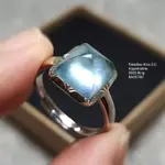 💎RAS5700.天然海藍寶糖塔純銀戒環.AQUAMARINE.S925 RING.來自巴西✨