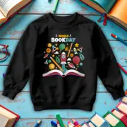 Boys Girls Colorful World Book Day Sweatshirt Jumper Costume Outfits Apparel#WBD