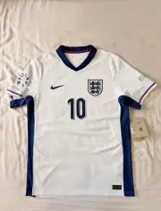 ENGLAND Home Euro 2024 Bellingham (Player Issue) Jersey Large BNWT
