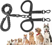 Two Dog Lead | Double Clip Lead Dog Lead with 360 Swivel No Twine,Two-Headed Control Lead for Large Dogs That Pull, Large Dogs