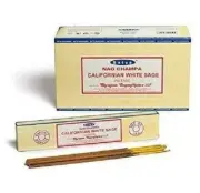 Satya Nag Champa Californian White Sage Incense Sticks Relaxation Fragrance