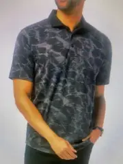 Travis Mathew Men's Study Abroad Golf Polo, Men's Large, Black, NEW!!