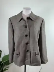TAHARI WOMENS Collared Jacket, Size 18W