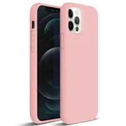ZUSLAB iPhone 12 Pro Max Case Nano Silicone Shockproof Rubber Bumper Cover for Apple (2020) - Pink
