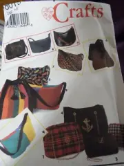 Simplicity Crafts handbag pattern # 8019 in seven styles uncut