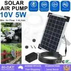 Solar Powered Air Pump Oxygen Oxygenator Pond Water Pump Aerator Pond Fish Tank