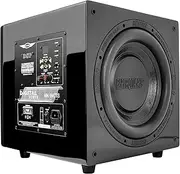 Earthquake Sound MiniMe DSP P-10 10-inch Powered Subwoofer with DSP Control and Slaps Passive Radiator Technology, Black