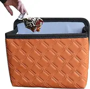 Car Trash Cup | Car Accessories Trash Can | PU Leather, Space-Saving Front Seat Bin, Side Door Garbage Holder, Car Accessory Interior Organizer