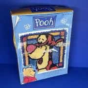 Tigger Winnie The Pooh Latch Hook Kit WP0003 Caron 13" Picture Rug Pillow Top