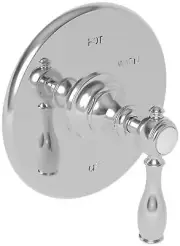 Newport Brass 4-1774BP/26 Victoria Balanced Pressure Trim Plate Polished Chrome