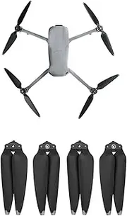 Foldable Propellers 8747F Blades for DJI Mavic Air 3 Accessories, Low-Noise, Quick Installation, 2 Pairs of Air 3 Props 2 Pairs Silver