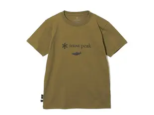 [ Snow Peak ] TONEDTROUT Logo短T恤 / 聯名款 日本製 / TT2020SNP-CS010