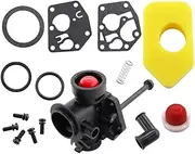HURI 795477 Carburetor & 698369 Air Filter Kit for Briggs & Stratton 498809 498809A 795469 794147 699660 794161 497619 498811 Engine Carburettor AU Shipping