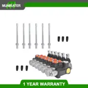 6 Spool Hydraulic Control Valve 13GPM 3600 PSI SAE Ports