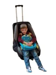Holm Airport Car Seat Stroller Travel Cart - Child Carseat Transporter-Brand New