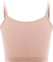 [FEESHOW] Kids Girls Vest Fashion Sleeveless Checkerboard Print Cami Crop Top Jazz Dance Hip Hop Performance