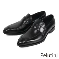 在飛比找momo購物網優惠-【Pelutini】高雅質感便士樂福鞋 黑色(PE28799