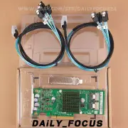 AOC-S2308L-L8I IT MODE PCI-E 3.0 SAS2308 ZFS UNRAID HBA 6Gbps 2x SFF-8087 SATA
