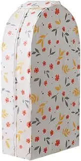 LOLIPPYY Floral Pattern Large Clothes Cover with Zipper Garment Bag for Dust Protection for Suits Shirts Coats Cover