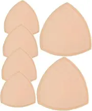 BEBEMOKO Thick Triangle Bra Pads Removable Breathable Bikini Inserts Swimsuit Padded Cups for Enhanced Bust Support