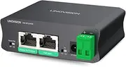 【Upgraded】 LINOVISION Industrial Gigabit 30W PoE Splitter with Switchable DC12V/24V Output and Passive PoE Output for Wireless Bridges, Designed for Cameras and IoT Systems