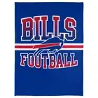 FOCO NFL Buffalo Bills Stripe Micro Raschel Plush Throw Blanket, 45 x 60