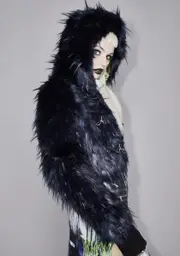 [Widow] Royal Damnation Faux Fur Jacket