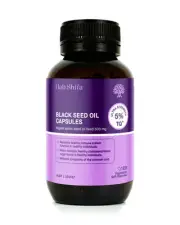 ^ Hab Shifa TQ+ Ultra Strength Black Seed Oil 120 Capsules
