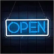 Sign Lamp Open Neon Sign LED Light Dimmable USB Powered For Business Bar Shop Salon Coffee Shop Hotel Decor Signs Illuminated 34cmx15cm