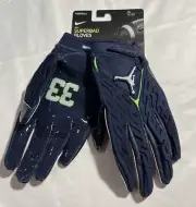 Nike Jordan Superbad Gloves Seahawks Player Exclusive #33 Jamal Adams NEW XL