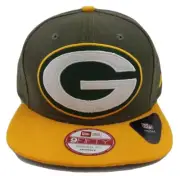 Green Bay Packers New Era 9FIFTY snap-back/hat/cap AFC football/Jumbo logo