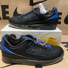 Air Jordan 2 Retro Low Off-White Black Varsity Royal Size 11M DJ4375-004 New